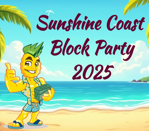 sunshine coast block party mobile banner